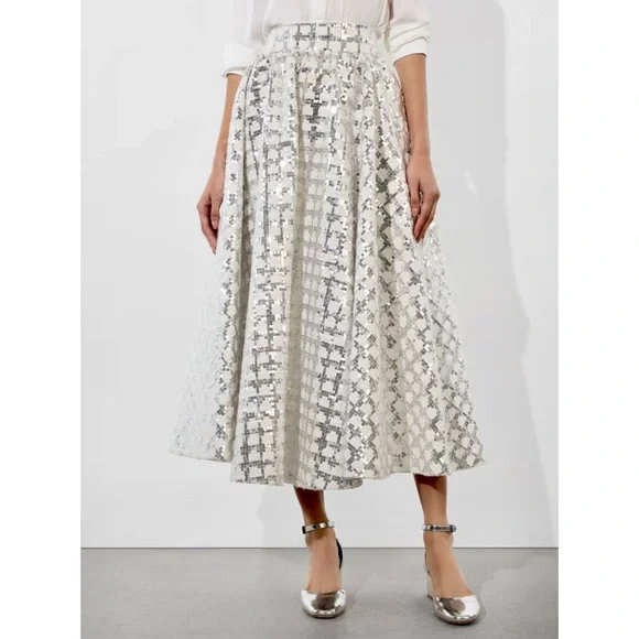 ALICE + OLIVIA NILDA VOLUMINOUS SKIRT - Picture 8 of 12